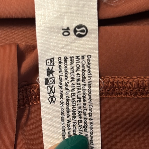 NWOT Lululemon Size 10 Brown Set Hike to Swim - Picture 7 of 7